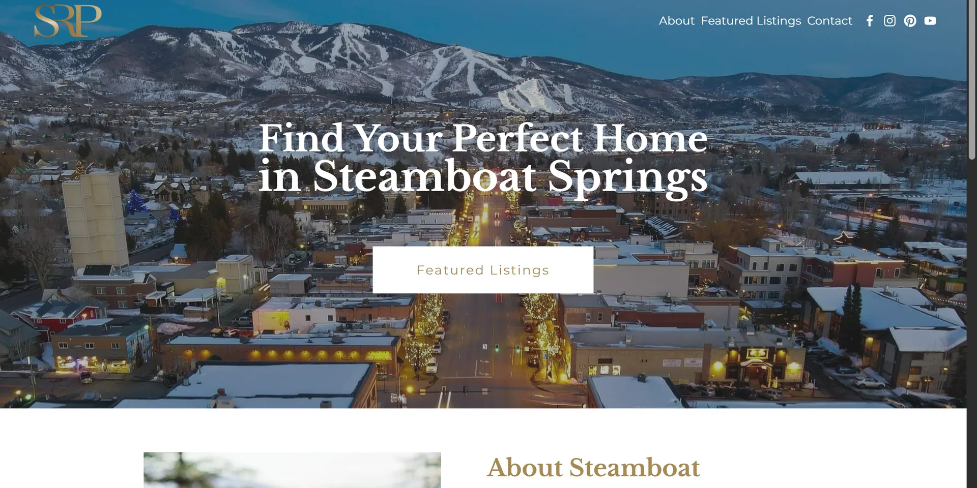 Steamboat Real Estate Professionals website