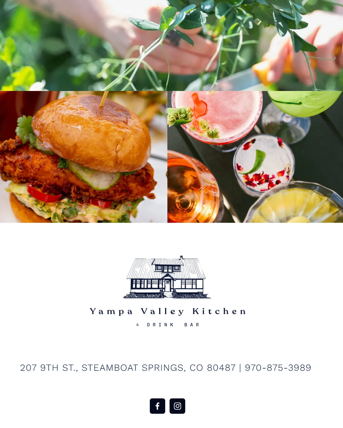 Yampa Valley Kitchen & Drink Bar website